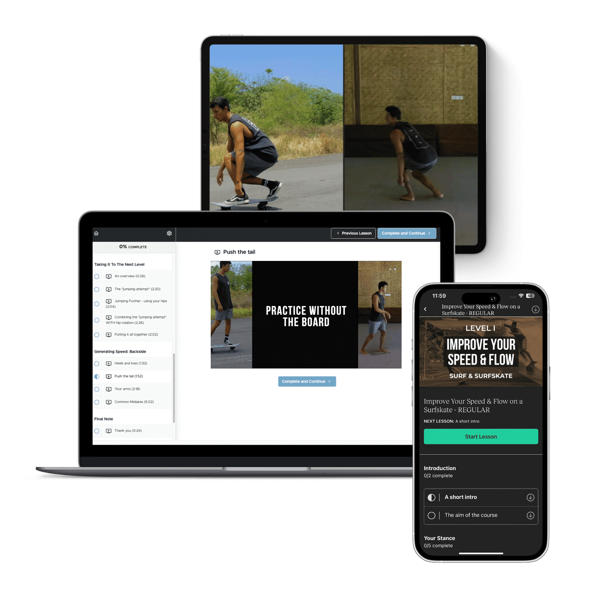 Surfskate Surfing Online Course